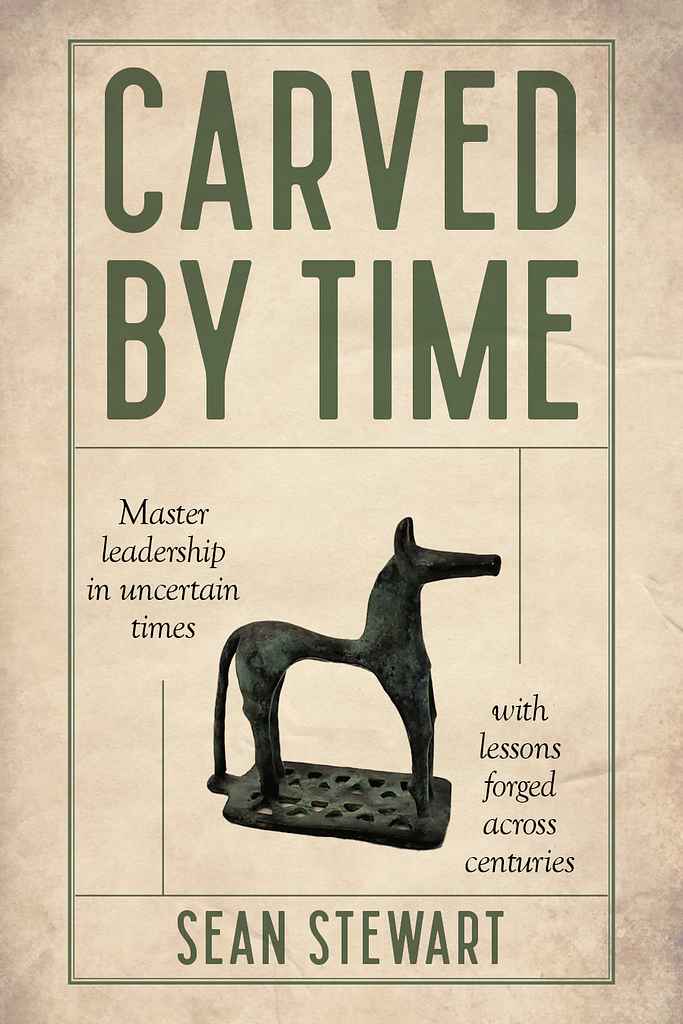 Carved By Time	 book cover, by Luca M.