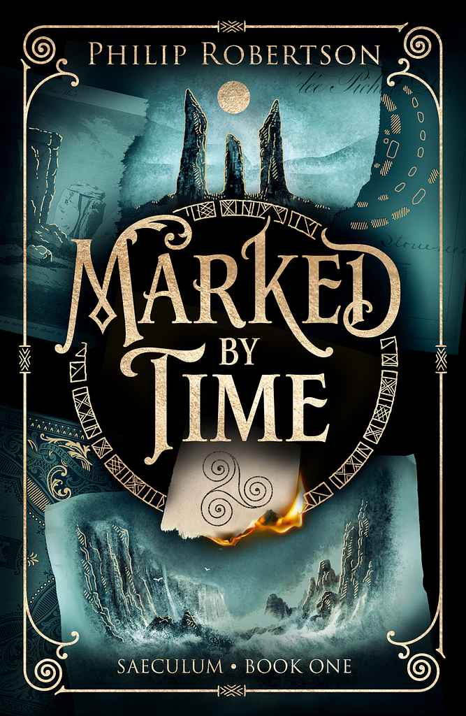 Marked by Time - book cover, designed by Tim B.