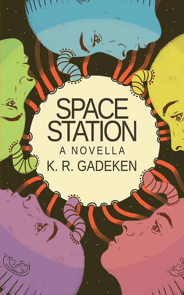 Space Station - book cover, designed by Alexander N.