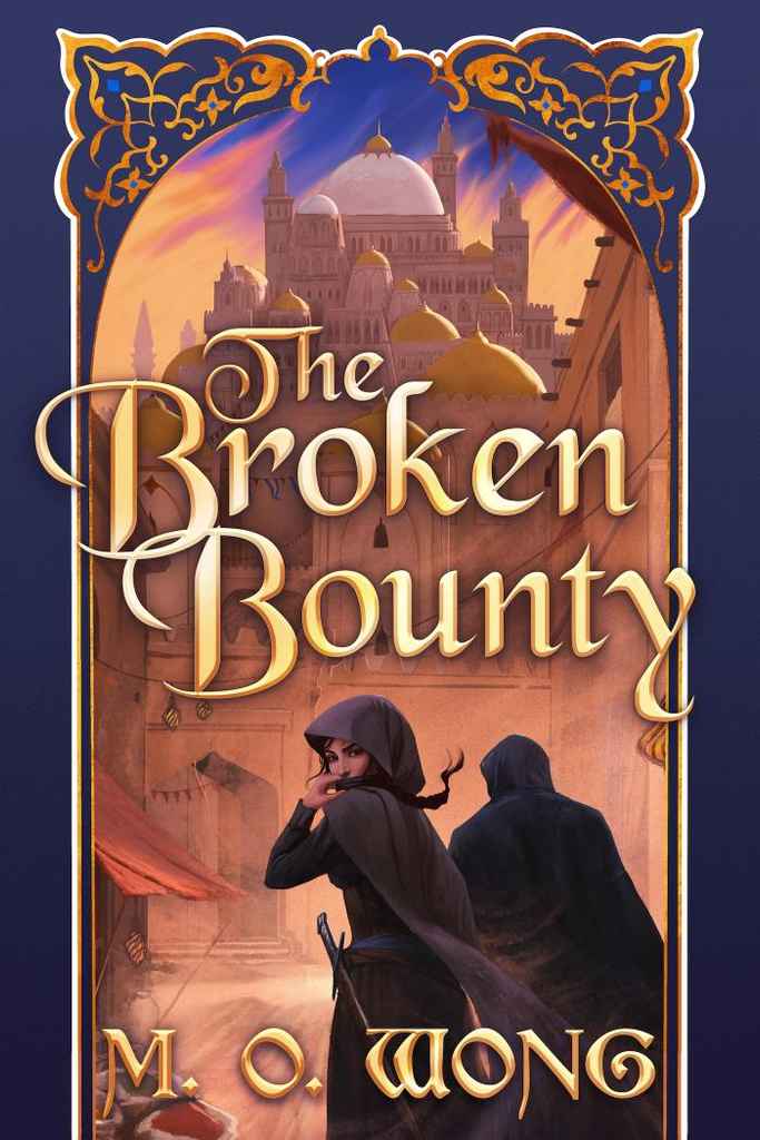 The Broken Bounty - book cover, designed by Emmeli M.