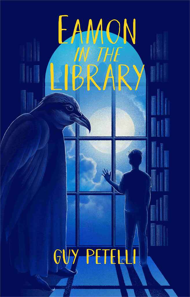 Eamon in the Library book cover, by Eoin R.