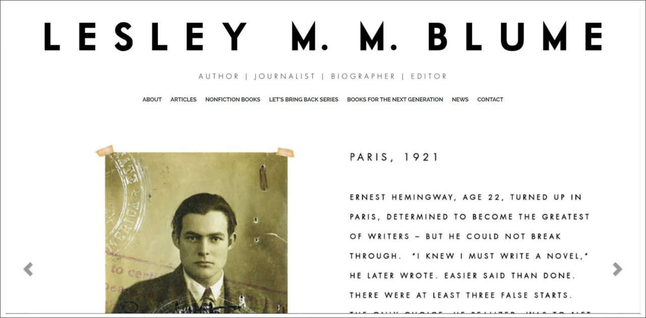 11 Author Websites That Get It Right - Lesley