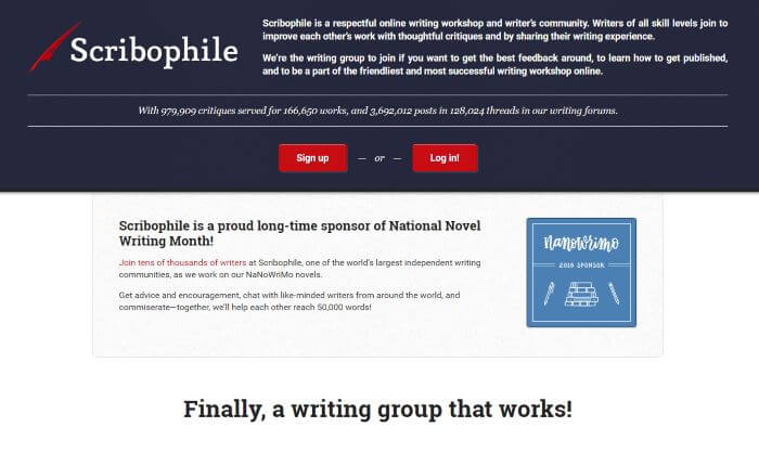 Creative writing websites