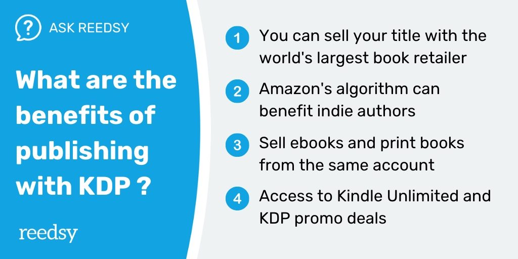 Guide to KDP | The benefits of publishing with KDP