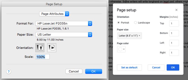 Manuscript Format | Setting your paper size