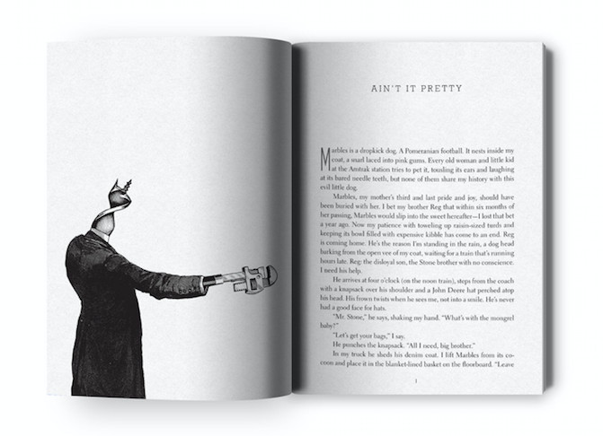 Book Layout | Example of a book where an illustration has been sleekly incorporated at the start of a new chapter.
